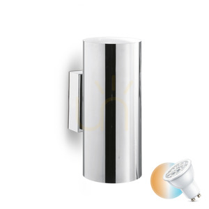 Wall Light Ideallux LOOK AP2 Chrome 2-Light GU10 094182 small 0