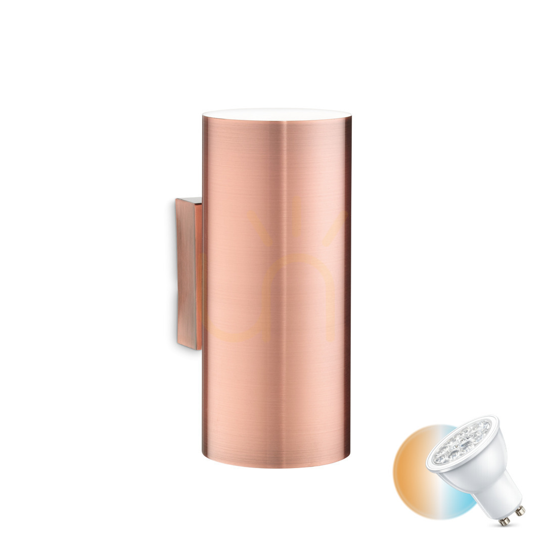 Wall Light Ideallux LOOK AP2 RAME Copper 2xGU10 164847