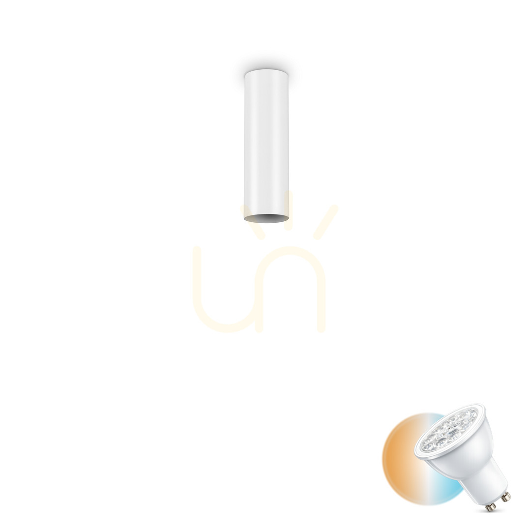 Plafond Ideallux LOOK PL1 H20 BIANCO white metal GU10 233079