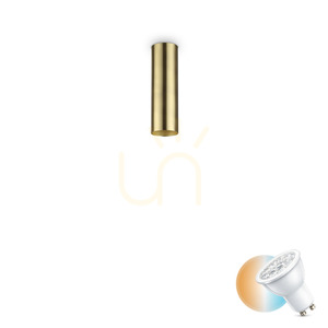 Plafon sufitowy Ideallux Look PL1 H20 brass 285214 small 0
