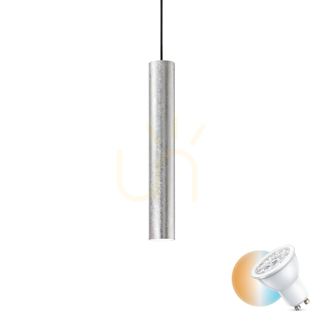 Pendelleuchte Ideallux Look SP1 D06 Argento silber GU10 141800