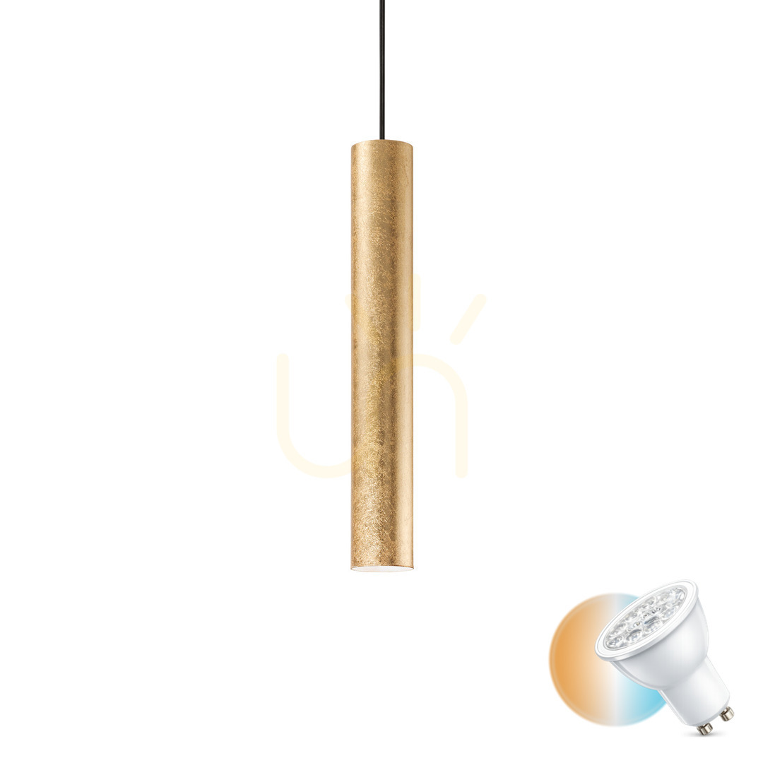 Pendant Light Ideallux LOOK SP1 D06 ORO Gold Metal GU10 141817