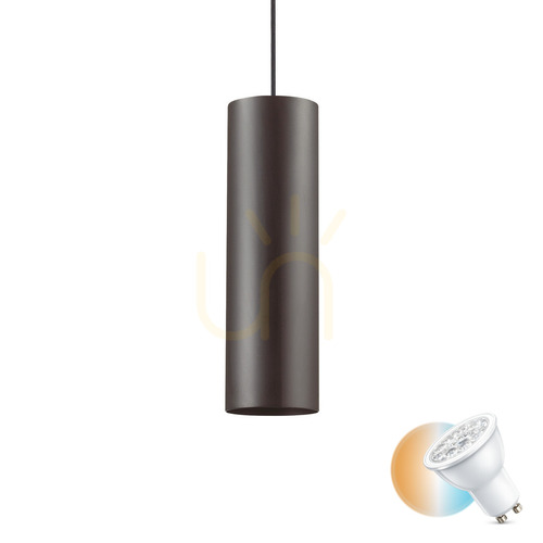 Check Pendant Light Ideallux Look SP1 D12 Black Metal 158723