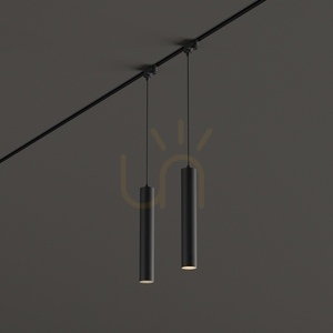 Track Light Ideallux Look Black GU10 1-Light Metal 231631 small 1