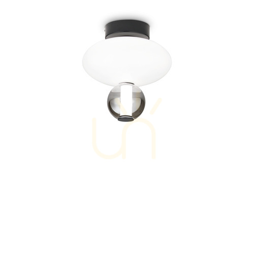 Check Plafon Ideallux Lumiere-2 PL biały szklany LED 28 cm 314228