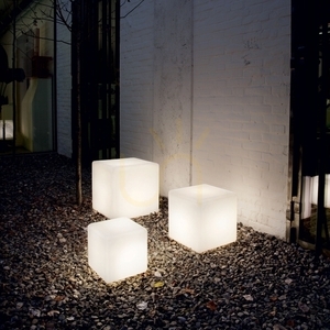 Outdoor Standing Lamp Ideallux Luna PT1 D50 White 191607 small 1