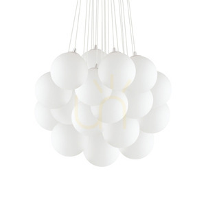 Pendant Light Ideallux MAPA PLUS SP22 White 80 cm 140230 small 0