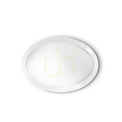 Check Outdoor Wall Lamp Ideallux Polar White Resin E27 096711