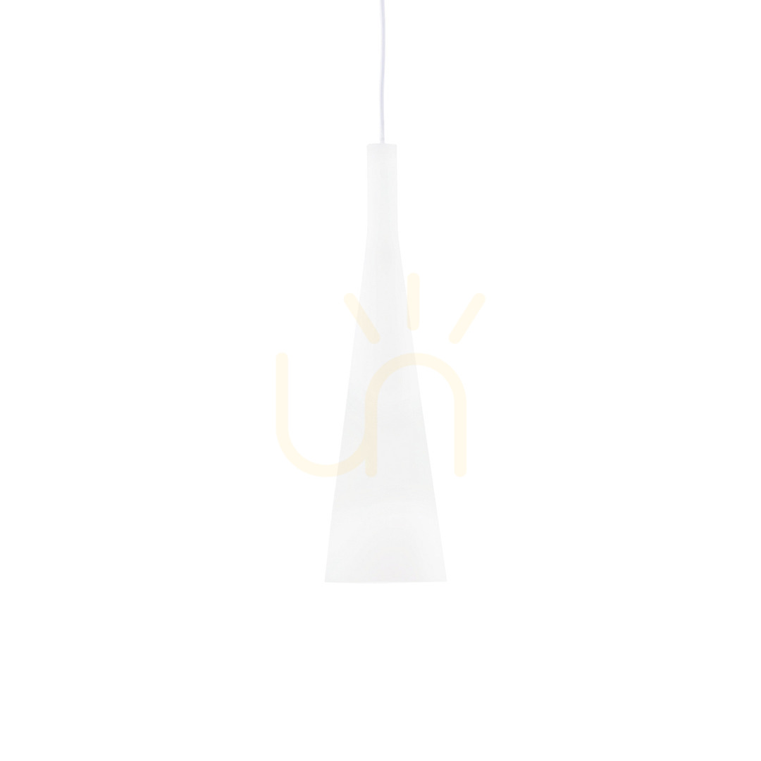 Pendelleuchte Ideallux MILK SP1 weiß Glas E27 14 cm 026787