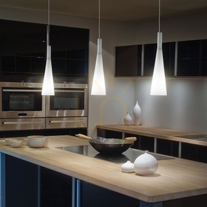 Pendant Light Ideal Lux Milk SP3 White Glass 62 cm 030326 small 1