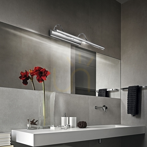 Check Wall Light Ideallux Mirror-10 AP4 Chrome 4xG9 60 cm 017303
