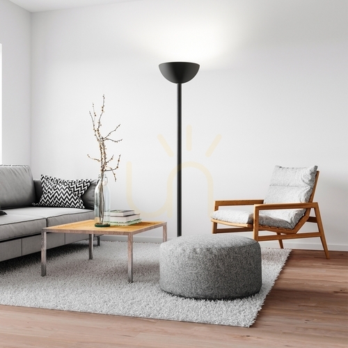 Check Standing Lamp Ideallux MIX-UP Black 169.5 cm E27 328171