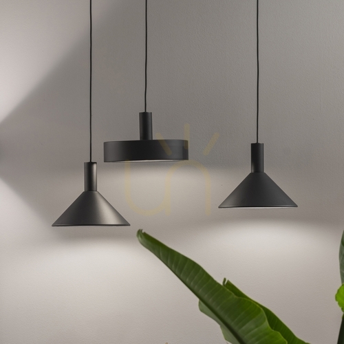 Check Pendant Light Ideallux MIX-UP Black E27 1x60W 4.5 cm 288390