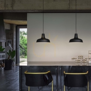 Pendant Light Ideallux Moby SP1 Copper Metal 35 cm 093697 small 2