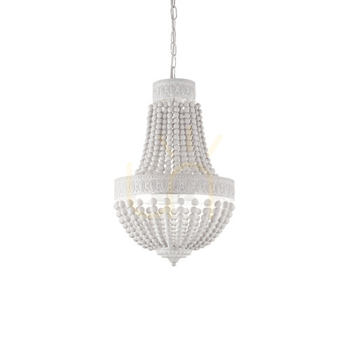 Check Pendant Light Ideallux MONET SP5 White 5-Light 40 cm 162737