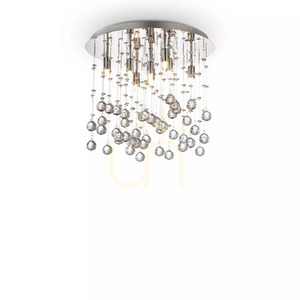 Plafon Ideallux Moonlight PL8 Oro złoty 8xG9 40 cm 080932 small 1