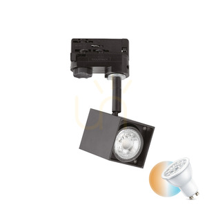 Track Light Ideallux Mouse Track Nero Black GU10 1-Light Metal 229782 small 0