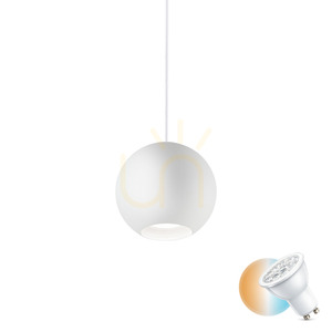 Pendant Light Ideallux MR Jack SP1 Big White Metal 15 cm 231273 small 0