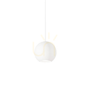 Pendant Light Ideal Lux Mr Jack SP1 Small White Metal GU10 231228 small 2