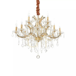 Pendant Light Ideallux Napoleon SP12 Gold Crystal 12-Light 74 cm 167404 small 1