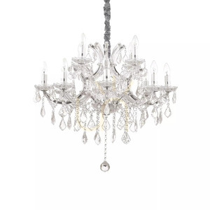 Pendant Light Ideallux Napoleon SP12 Gold Crystal 12-Light 74 cm 167404 small 2
