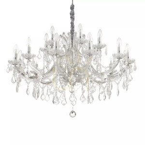 Pendant Light Ideallux Napoleon SP18 Chrome Crystal 96cm 167268 small 1