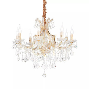 Pendant Light Ideallux Napoleon SP8 Chrome Crystal 67 cm 167244 small 2