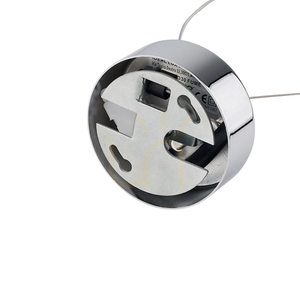 Pendant Light Ideallux Nemo SP1 D40 Fume Glass Chrome 094229 small 6