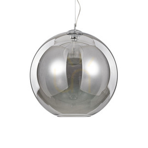 Pendant Light Ideallux NEMO SP1 D50 Fume Glass Chrome 094137 small 0