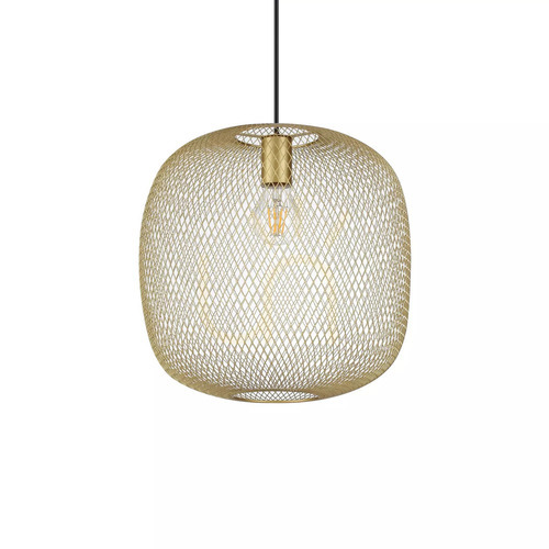 Check Pendant Light Ideal Lux NET SP1 D34 Gold Black 317281