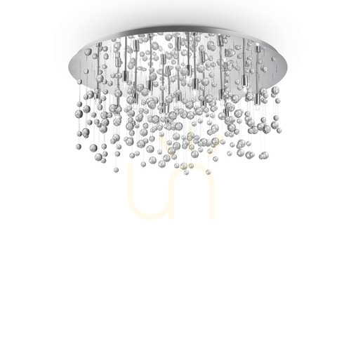 Check Plafon sufitowy Ideallux Neve PL15 Cromo chrom 80 cm 15xG9 030784