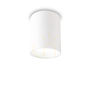Plafon sufitowy Ideallux NITRO PL Round D09 biały LED 15W 3000K 205977 small 0