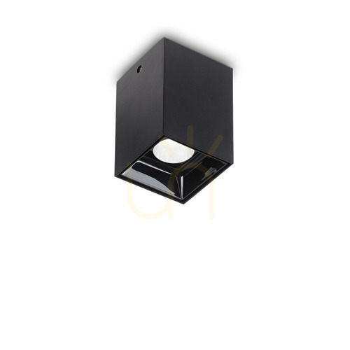 Check Plafon Ideallux NITRO 206042 czarny LED 10W 3000K 5,5 cm