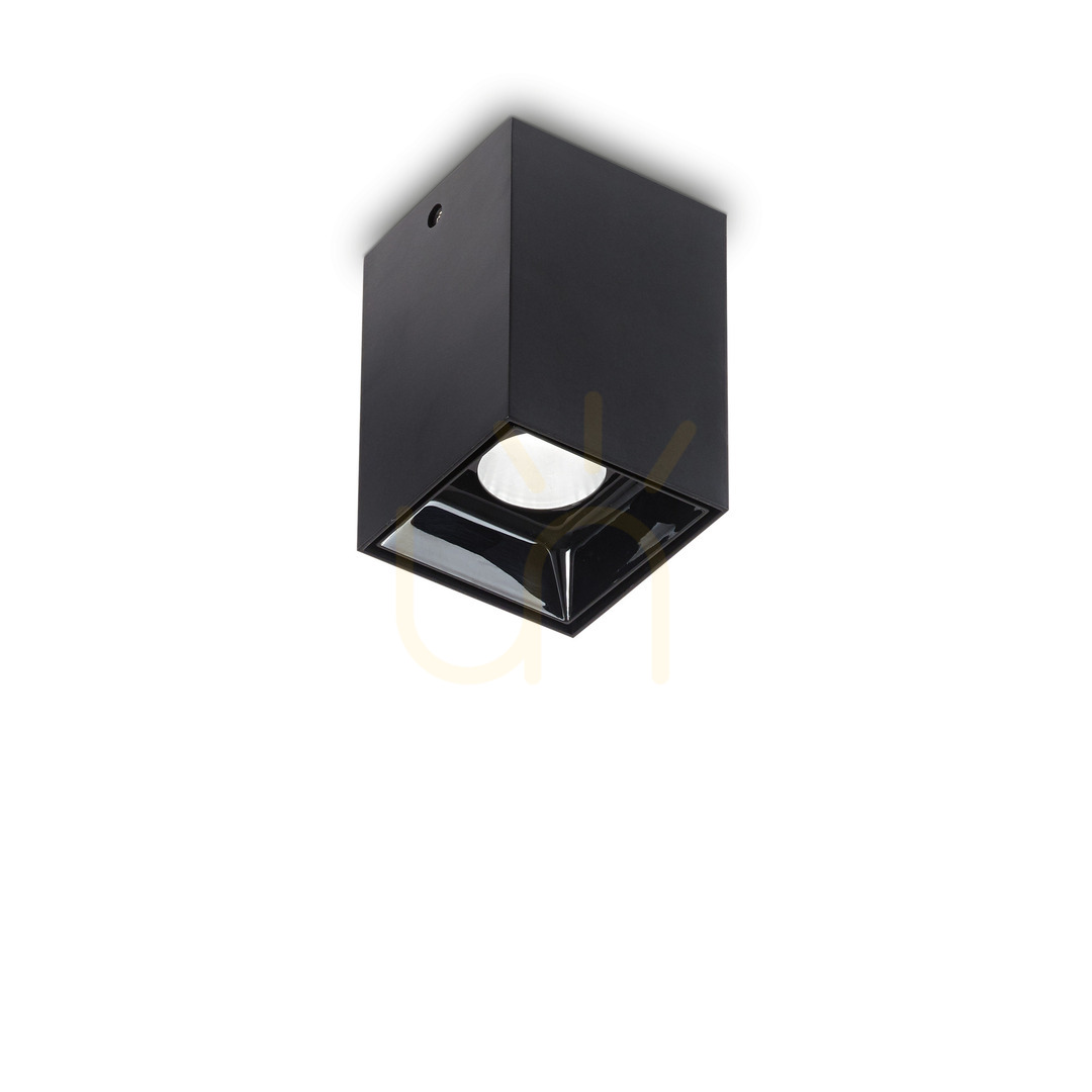 Plafon Ideallux NITRO 206042 czarny LED 10W 3000K 5,5 cm