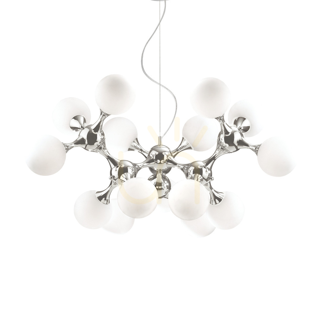 Pendelleuchte Ideallux Nodi SP15 Weiß 15-flammig E14 082073