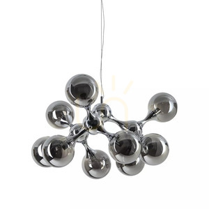 Pendant Light Ideal Lux Nodi SP9 Bianco White 9-Light 80 cm 082059 small 1