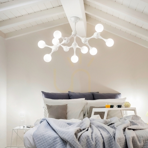 Check Plafon Ideallux Nodi PL9 Cromo 133393 chrom metal szkło 83 cm