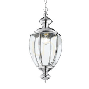 Pendant Light Ideallux Norma SP1 Chrome Glass 25 cm 094786 small 0
