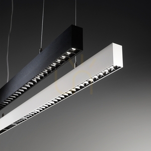 Pendant Light Ideallux OFFICE SP Black LED 30W 3000K 112.8 cm 271187 small 3