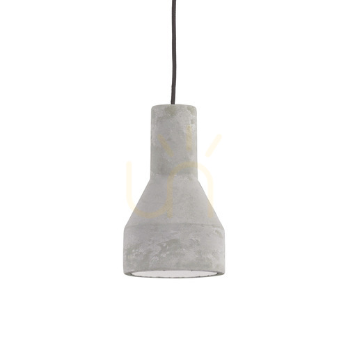 Check Pendant Light Ideal Lux Oil SP1 Grey Concrete 15 cm 110417