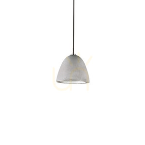 Pendant Light Ideal Lux Oil SP1 Grey Concrete GU10 12 cm 110462 small 2