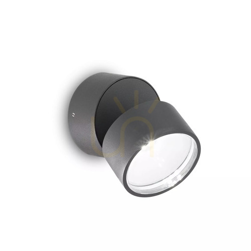 Check Outdoor Wall Lamp Ideal Lux Omega Round AP Bianco White 3000K 285474