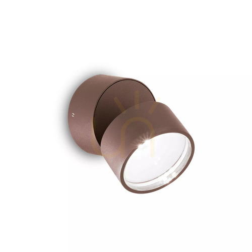 Check Outdoor Wall Lamp Ideallux Omega Round AP Bianco White 4000K 7W 285481