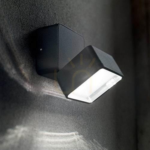 Check Outdoor Wall Lamp Ideallux OMEGA SQUARE AP White 7W 4000K 285528