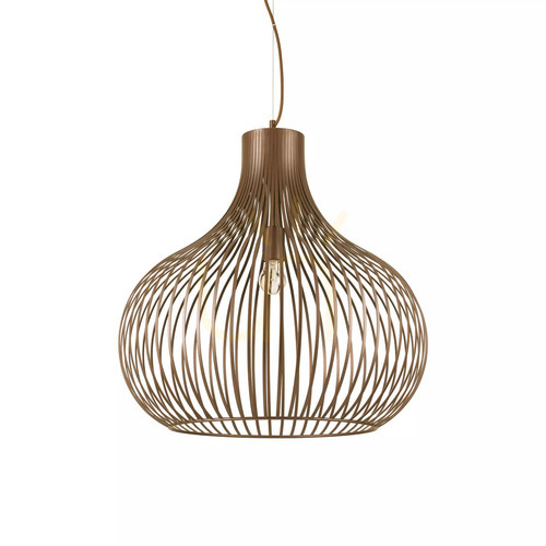 Check Pendant Light Ideallux Onion SP1 Bronze Metal 59.5 cm 205311