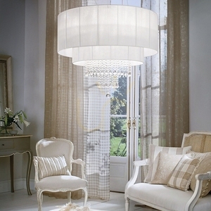Pendant Light Ideallux Opera SP10 White 90 cm 165011 small 2