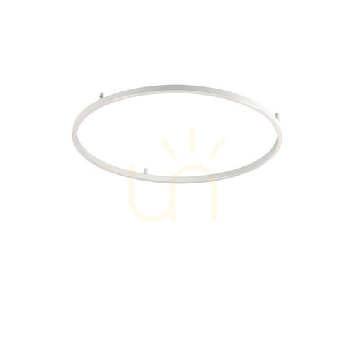 Check Ceiling Light Ideallux Oracle Slim Round White 50cm 3000K 265971