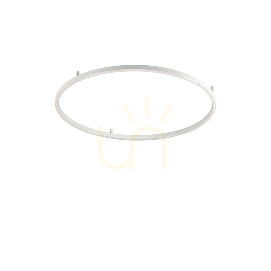 Ceiling Light Ideallux Oracle Slim Round White 50cm 3000K 265971