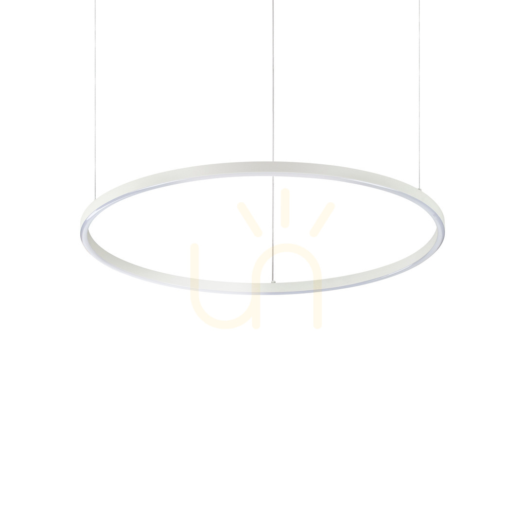 Pendelleuchte Ideallux Oracle Slim D70 rund weiß LED 3000K 37W 229485