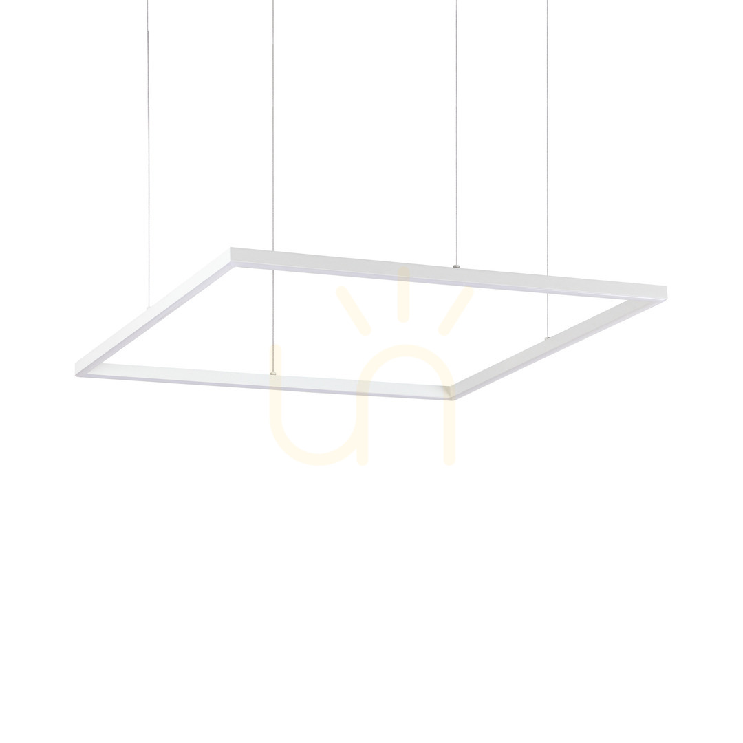 Pendelleuchte Ideallux Oracle Slim D070 Square Weiß LED 3000K 70 cm 259178